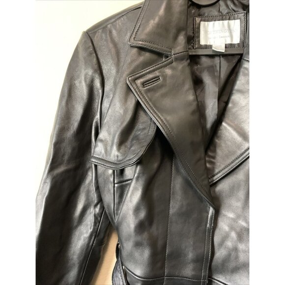 Worthington Women Size Medium Black Lambs Leather - Picture 3 of 9